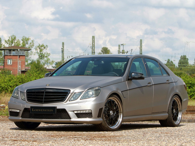 Обои картинки фото автомобили, mercedes-benz, loewenstein, e-lm63-700, w212, 2014г