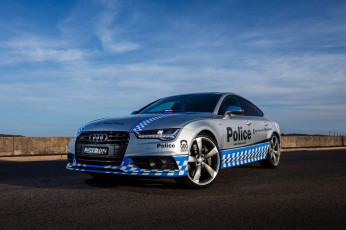 Картинка автомобили полиция 2016 г au-spec police sportback audi s7