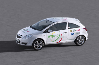 Картинка автомобили opel car schaeffler hybrid corsa