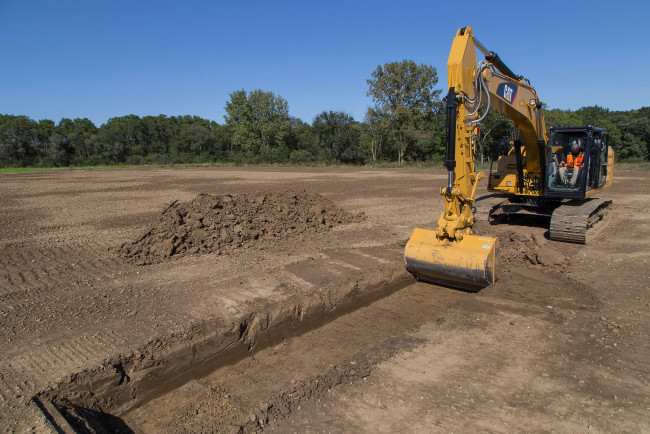 Обои картинки фото техника, экскаваторы, caterpillar