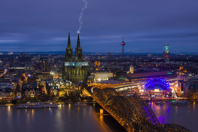 Обои картинки фото k&, 246, lner dom, города, кельн , германия, простор