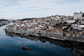 Картинка города -+улицы +площади +набережные португалия порт берег здания город