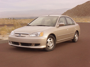 обоя honda, civic, hybrid, 2003, автомобили