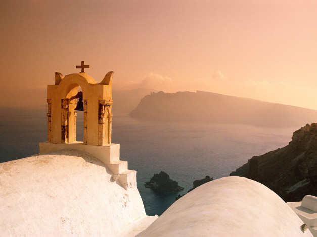 Обои картинки фото santorini, cyclades, islands, greece, города
