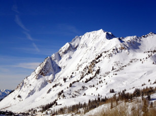 Картинка природа горы зима снег