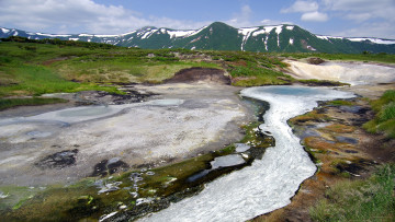 Картинка uzon caldera kamchatka russia природа горы камчатка