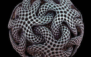 Картинка 3д графика fractal фракталы абстракция шар