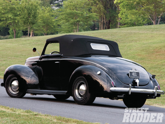 Обои картинки фото 1939, ford, deluxe, convertibl, автомобили, custom, classic, car