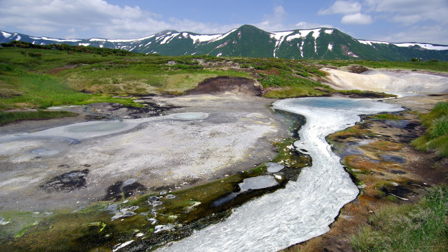 Обои картинки фото uzon, caldera, kamchatka, russia, природа, горы, камчатка