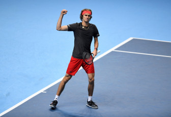Картинка спорт теннис alexander zverev игра ракетка взгляд корт фон мужчина