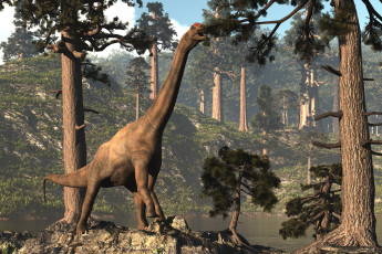 Картинка 3д+графика животные+ animals динозавр природа