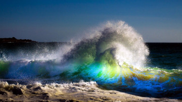 Картинка природа моря океаны пена море волна