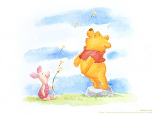 обоя мультфильмы, winnie, the, pooh