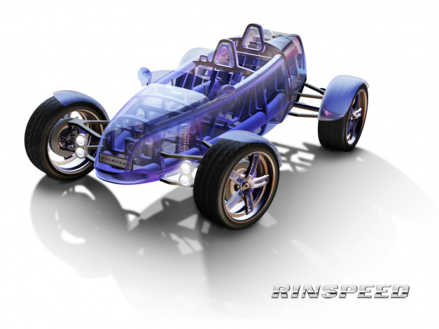 Обои картинки фото 2007, rinspeed, exasis, concept, автомобили