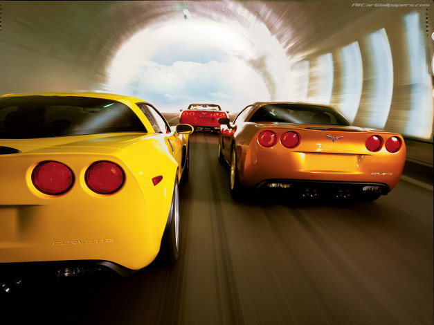 Обои картинки фото chevrolet, corvette, z06, автомобили