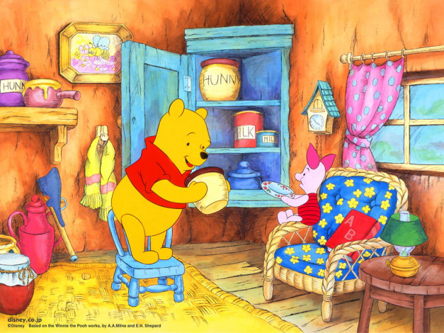 Обои картинки фото мультфильмы, winnie, the, pooh