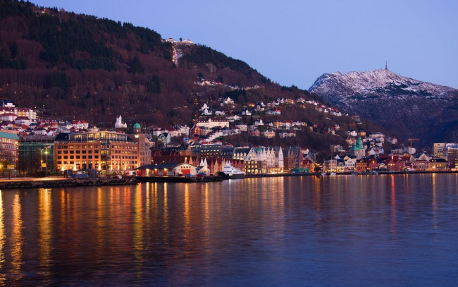 Обои картинки фото bergen, norway, города, пейзажи