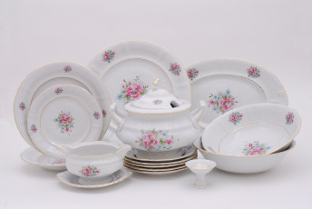Картинка разное посуда столовые приборы кухонная утварь чашка фарфор чайник тарелочки сервиз