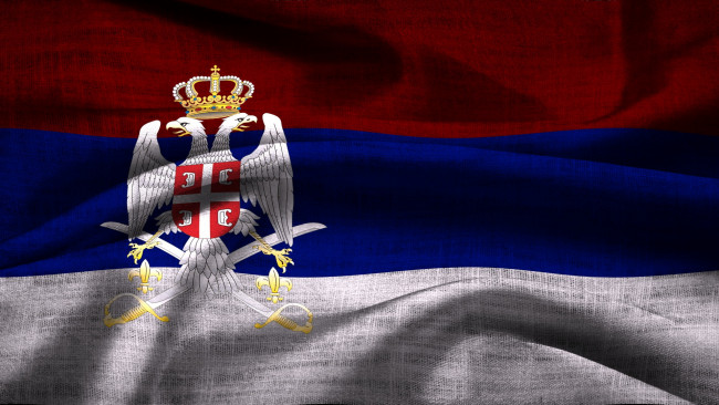 Обои картинки фото разное, флаги, гербы, флаг, сербии