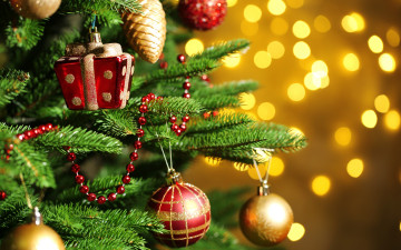 Картинка праздничные Ёлки holiday happy new year merry christmas tree decorations balls праздник дерево украшения шары с новым годом рождеством