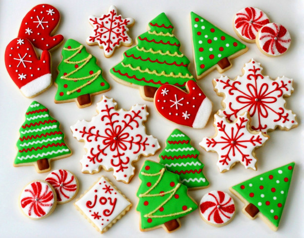 Обои картинки фото праздничные, угощения, biscuits, cookie, winter, holiday, еда, печенье, праздник, зима