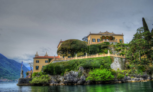 Обои картинки фото villa del balbianello, города, - пейзажи, особняк, вилла