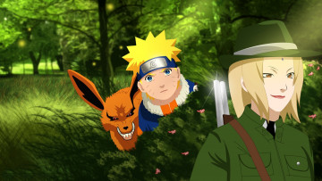 Картинка аниме naruto by tedeik kyuubi uzumaki senju tsunade kurama no yoko