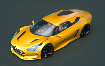 обоя автомобили, 3д, citroen, 3d