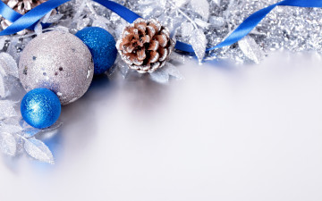 Картинка праздничные шары снег украшения merry christmas decoration balls рождество новый год