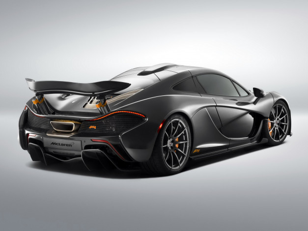 Обои картинки фото автомобили, mclaren, mso, p1, us-spec, 2014г, темный