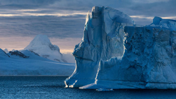 обоя природа, айсберги и ледники, лед, ледник, горы, вода, мороз, арктика, антарктика