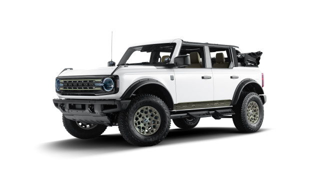 Обои картинки фото ford bronco wild fund 2025, автомобили, ford, bronco, wild, fund, бeлый, фoрд