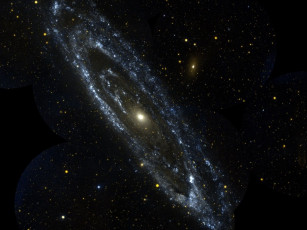 Картинка галактика андромеды космос галактики туманности