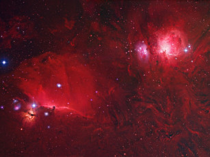 Картинка область созвездия ориона космос галактики туманности