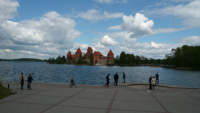 Обои картинки фото trakai, lithuania, города, дворцы, замки, крепости