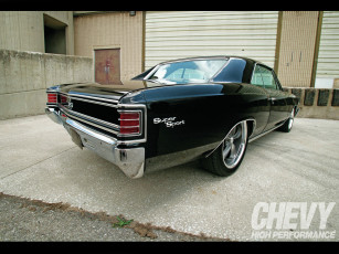 Картинка 1967 chevy chevelle ss автомобили chevrolet