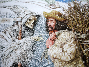 Картинка ерко иллюстрации украинским народным сказкам фэнтези нежить