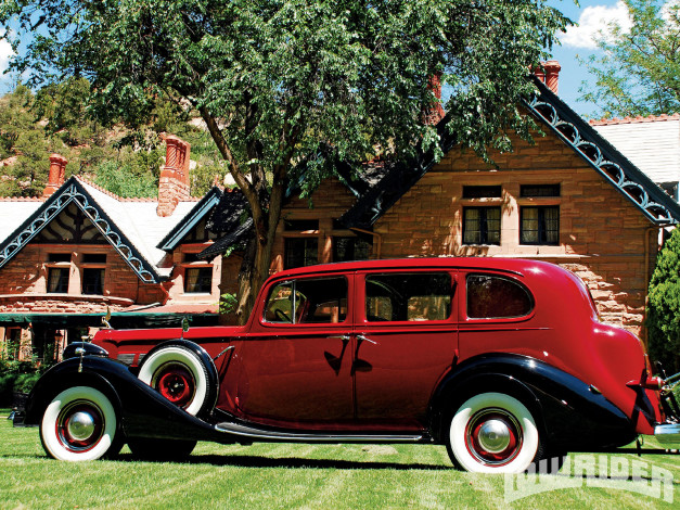 Обои картинки фото 1937, packard, super, limousine, автомобили