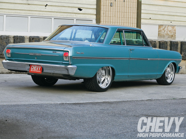 Обои картинки фото 1963, chevy, nova, ss, автомобили, chevrolet