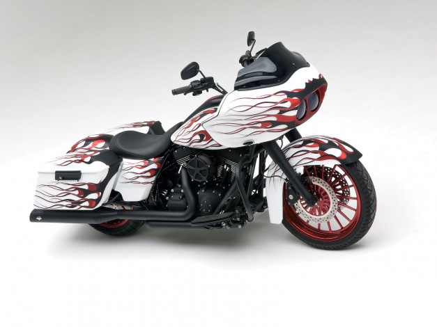 Обои картинки фото 2009, harley, davidson, iron, steed, мотоциклы, customs