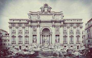 Картинка города рим ватикан италия фонтан скульптуры