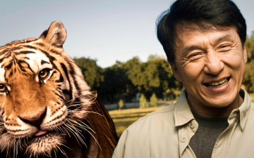 Картинка jackie chan мужчины актер улыбка тигр