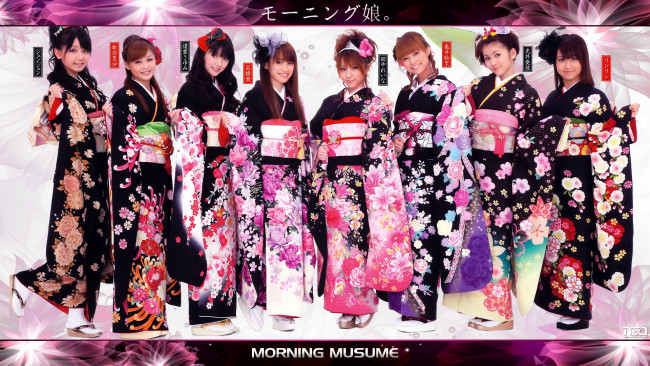 Обои картинки фото музыка, morning, musume, група, Япония, девушки