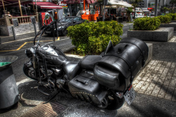 Картинка мотоциклы -unsort улица саквояж байк
