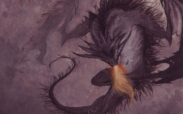 Картинка фэнтези драконы тьма ужас рисунок дракон