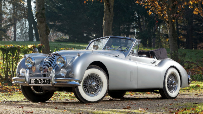 Обои картинки фото jaguar xk140, автомобили, jaguar, land, rover, ltd, легковые, класс-люкс, великобритания