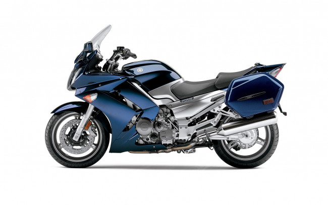 Обои картинки фото мотоциклы, yamaha, 2012, fjr1300a, синий