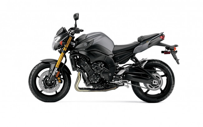 Обои картинки фото мотоциклы, yamaha, темный, 2012, fz8