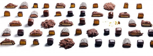 Обои картинки фото еда, конфеты,  шоколад,  сладости, шоколад, ассорти