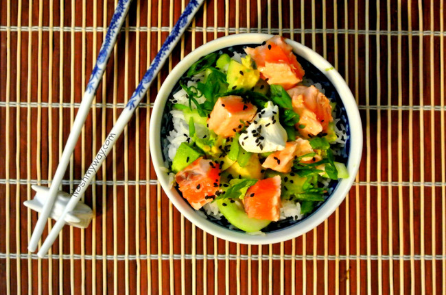 Обои картинки фото еда, салаты,  закуски, салат, кухня, японская